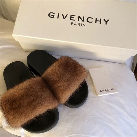 givenchy mink slides fit